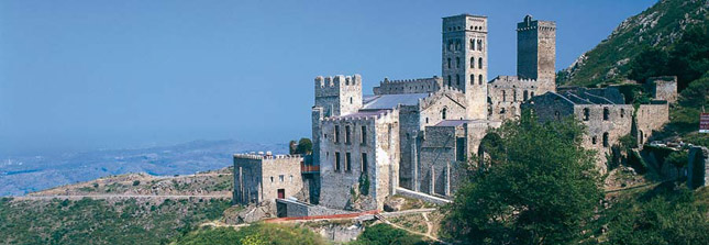 El monasterio de Sant Pere de Roda, al Port de la Selva